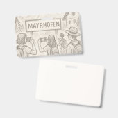 Mayrhofen  バッジ (正面＆裏面)