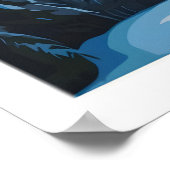 Mayrhofen Ski Print 1 ポスター (角)