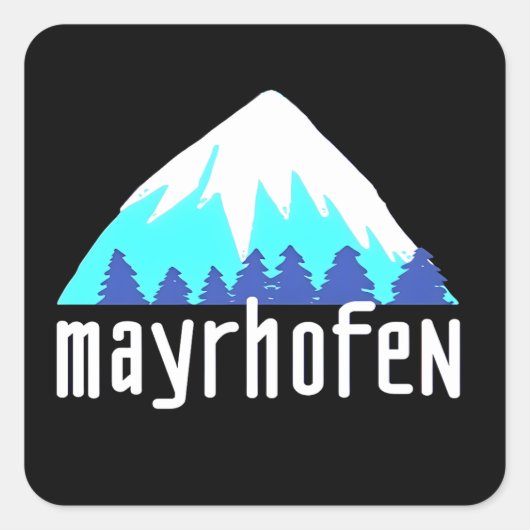 Mayrhofen Ski Stickers - Epic Shred Pack (2セット) スクエアシール (正面)