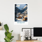 Mayrhofen Ski Wall Art Poster 1 ポスター (ホームオフィス)