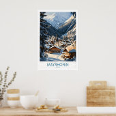 Mayrhofen Ski Wall Art Poster 1 ポスター (キッチン)