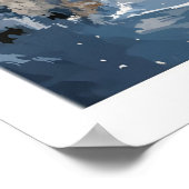 Mayrhofen Ski Wall Art Print 1 ポスター (角)