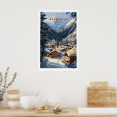 Mayrhofen Ski Wall Art Print 1 ポスター (キッチン)