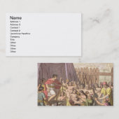 Mayta-Capacの寛大な処置: conquereへの提供の許し 名刺 (正面/裏面)