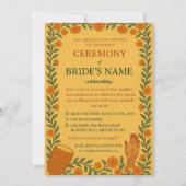 Mayun Sangeet Invite 招待状 (正面)