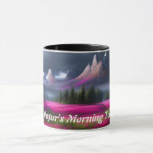Mayur's Morning Teaカスタマイズ可パーソナライズされた能 マグカップ (中央)