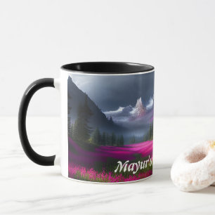 Mayur's Morning Teaカスタマイズ可パーソナライズされた能 マグカップ