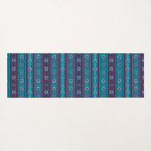 MAZ Floral Striped Ribbed Knitting Pattern 026 ヨガマット (裏面(横))