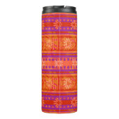 MAZ Floral Striped Ribbed Knitting Pattern 245 タンブラー (裏面)