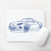 Maz Miata MX5 2013年 マウスパッド (マウス)