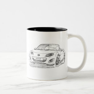 Maz Miata MX5 GEN 3 2010年 ツートーンマグカップ