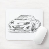 Maz Miata MX5 GEN 3 2010年 マウスパッド (マウス)