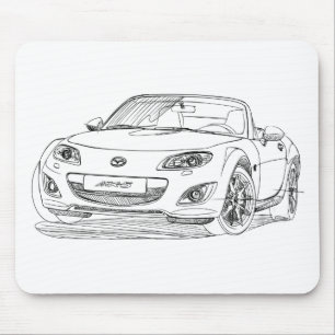 Maz Miata MX5 GEN 3 2010年 マウスパッド