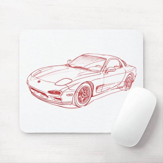 Maz RX7 FD マウスパッド (マウス)