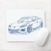 Maz RX8 2009年 マウスパッド (マウス)