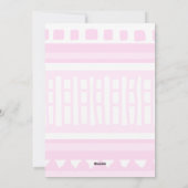 MAZ Striped Ribbed Knitting Pattern 039 Christmas  シーズンカード (裏面)