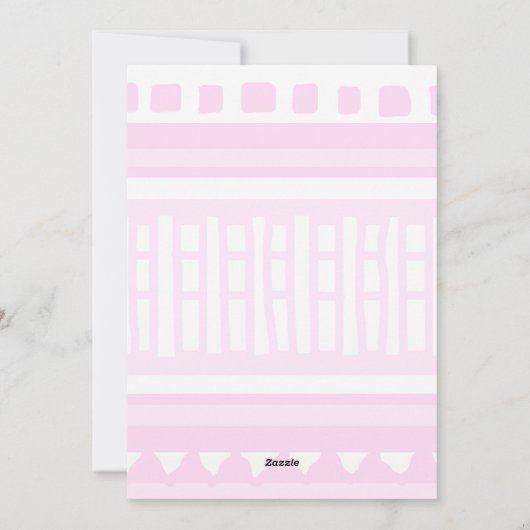 MAZ Striped Ribbed Knitting Pattern 039 Christmas  シーズンカード (裏面)