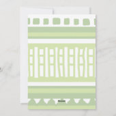 MAZ Striped Ribbed Knitting Pattern 079 Christmas  シーズンカード (裏面)