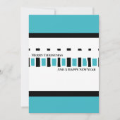 MAZ Striped Ribbed Knitting Pattern 236 Christmas  シーズンカード (正面)