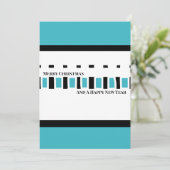 MAZ Striped Ribbed Knitting Pattern 236 Christmas シーズンカード (スタンド正面)