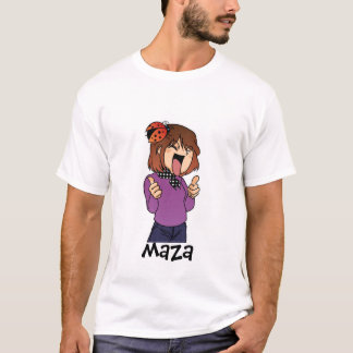 "Maza"の創造的な相違のTシャツ Tシャツ