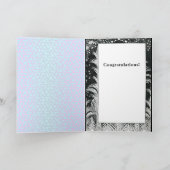 Mazal TovおよびSiman Tovのお祝いをカスタマイズ カード (内部)