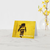 Mazal Tov カード (黄色い花)