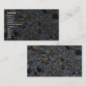 Mazatlan、メキシコからの美しい小石 名刺 (正面/裏面)