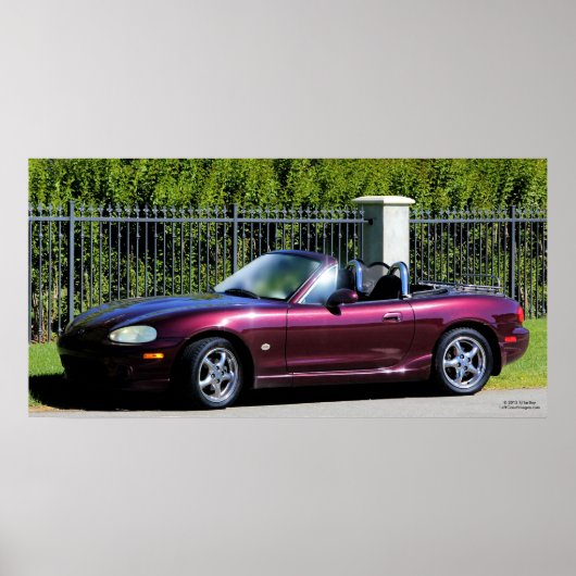 MAZDA MIATA (2000)特別版 ポスター (正面)