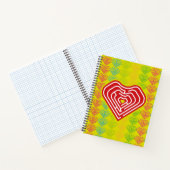 MAZE LOVE HEART BY MASANSER PIXELAT ノートブック (内部)