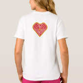 MAZE LOVE HEART BY MASANSER PIXELAT Tシャツ (裏面)