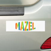 MAZEL バンパーステッカー (車上)