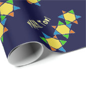 Mazel Tovのダビデの星 ラッピングペーパー (ロールコーナー)