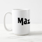 "Mazel Tov"の-マグ コーヒーマグカップ (左)