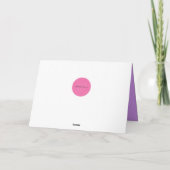 Mazel Tov (花) カード (裏面)