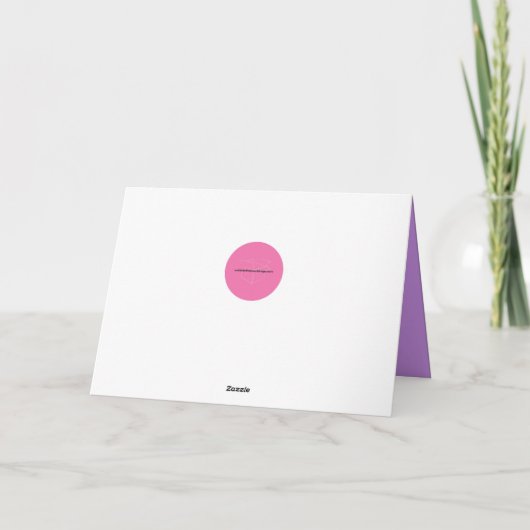 Mazel Tov (花) カード (裏面)