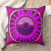 Mazipoodlesひまわりサンシャイン：マゼンタ クッション (ブランケット)