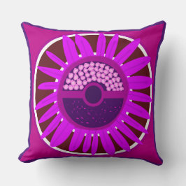 Mazipoodlesひまわりサンシャイン：マゼンタ クッション