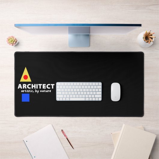 Mazipoodlesアーキテクト芸術的 デスクマット (オフィス1)