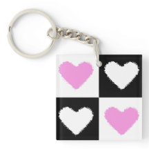 Mazipoodlesハート抽象ピンク