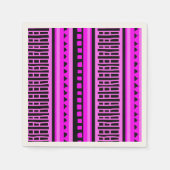 MAZIPOODLESリストライプのブド編み物パターン001 B スタンダードカクテルナプキン (正面)