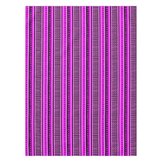 MAZIPOODLESリストライプのブド編み物パターン001 B テーブルクロス (正面)