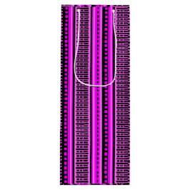 MAZIPOODLESリストライプのブド編み物パターン001 B ワインギフトバッグ