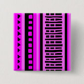 MAZIPOODLESリストライプのブド編み物パターン001 B 缶バッジ (正面)