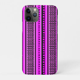 MAZIPOODLESリストライプのブド編み物パターン001 B iPhone 11 PROケース