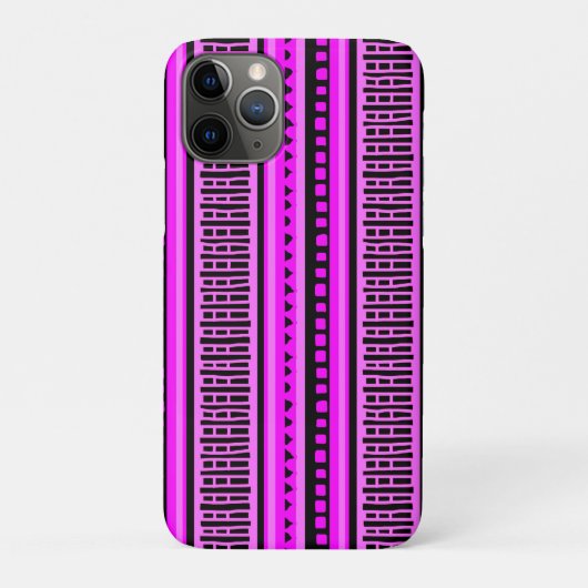 MAZIPOODLESリストライプのブド編み物パターン001 B Case-Mate iPhoneケース (裏)