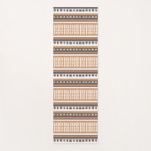 MAZIPOODLESリストライプのブド編み物パターン120 ヨガマット (正面)