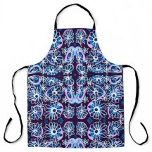 Mazipoodles愛する花 – インディゴブルー薄紫白