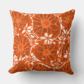 Mazipoodles愛する花 – 白オレンジにも クッション (正面)