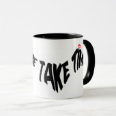 Mazipoodles所要時間2 – ブラックウェーブ マグカップ (正面右)